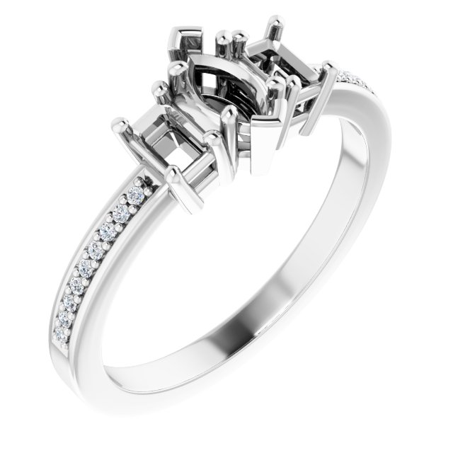 14k White Gold