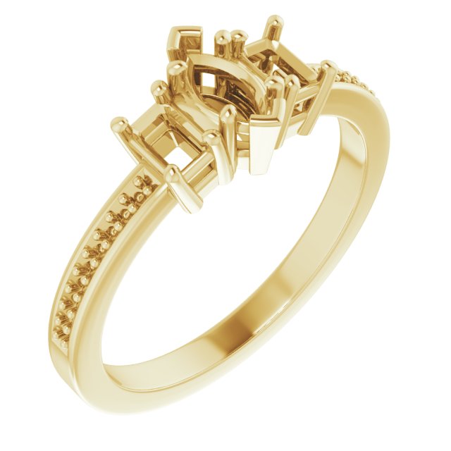 Three-Stone Engagement Ring