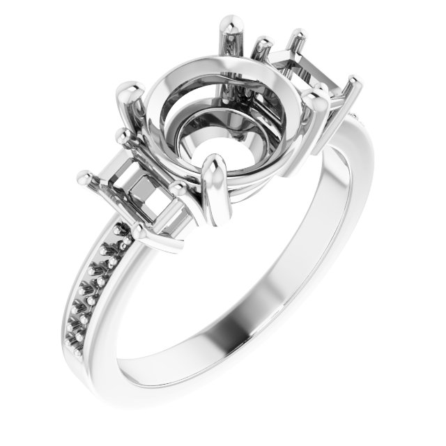 Three-Stone Engagement Ring