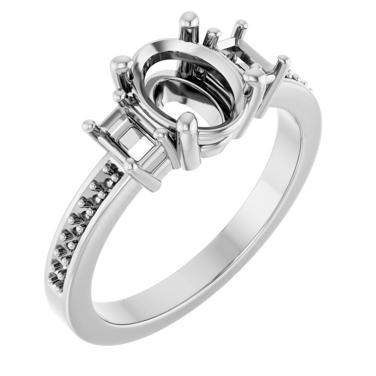 Three-Stone Engagement Ring