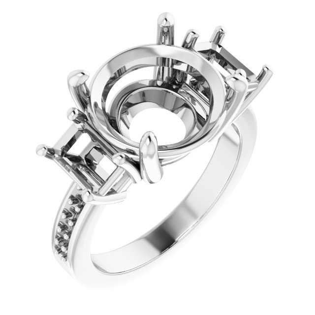 Three-Stone Engagement Ring