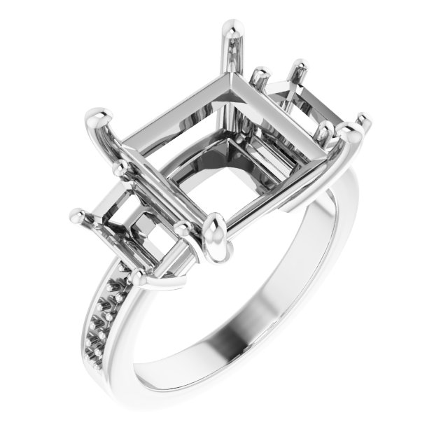Three-Stone Engagement Ring