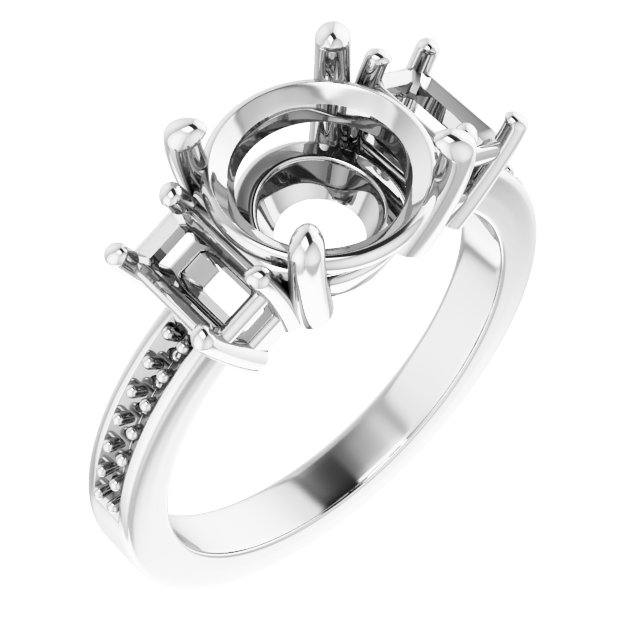 Three-Stone Engagement Ring