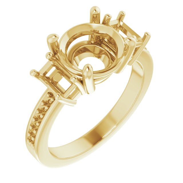 Three-Stone Engagement Ring