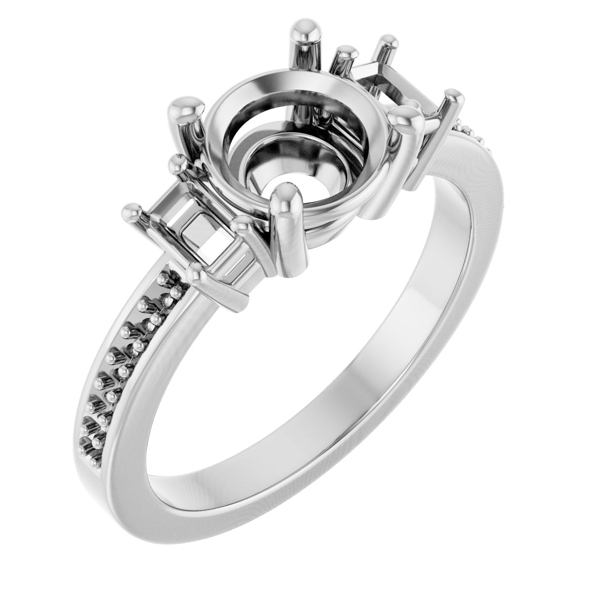 Three-Stone Engagement Ring