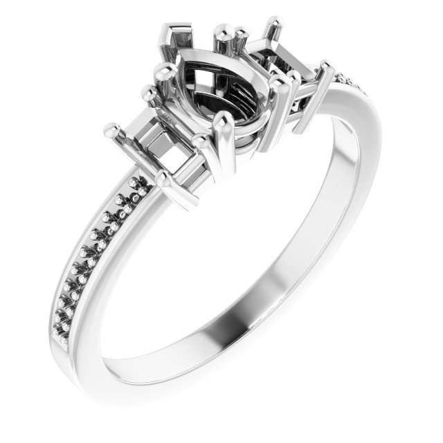 Three-Stone Engagement Ring