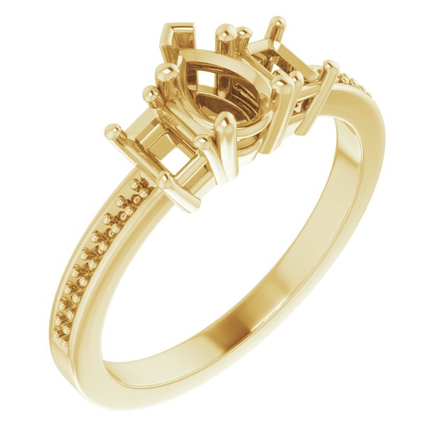Three-Stone Engagement Ring