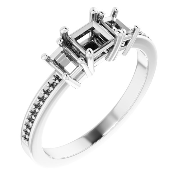 Three-Stone Engagement Ring