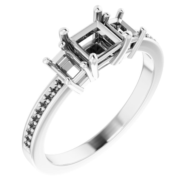 Three-Stone Engagement Ring