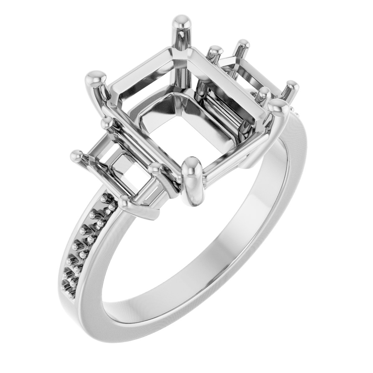 Three-Stone Engagement Ring