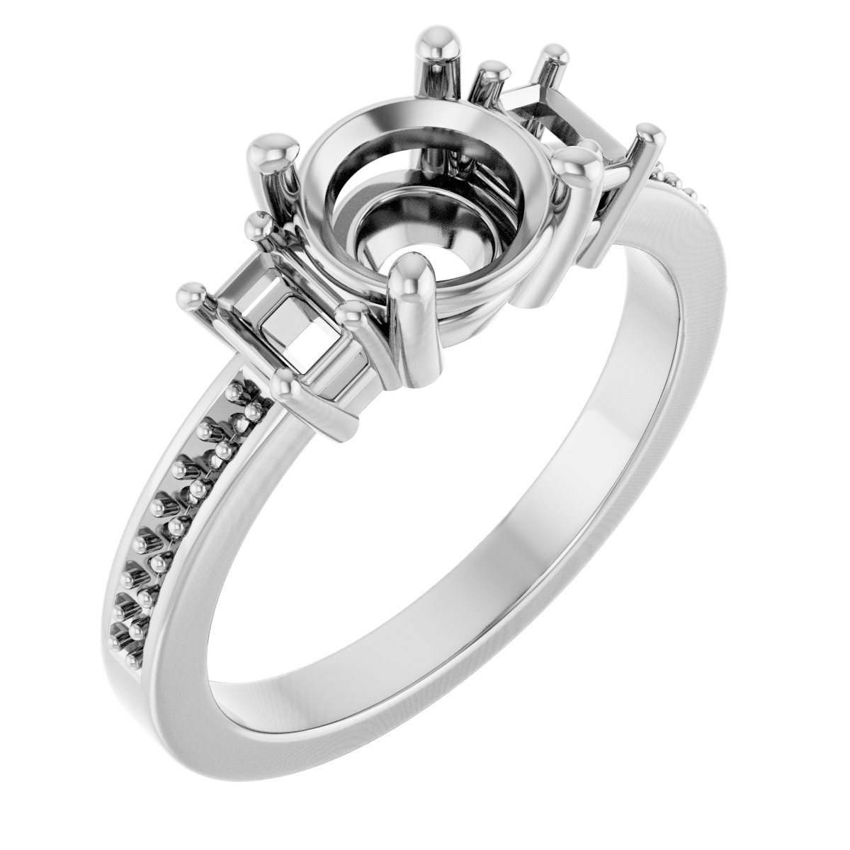 Three-Stone Engagement Ring
