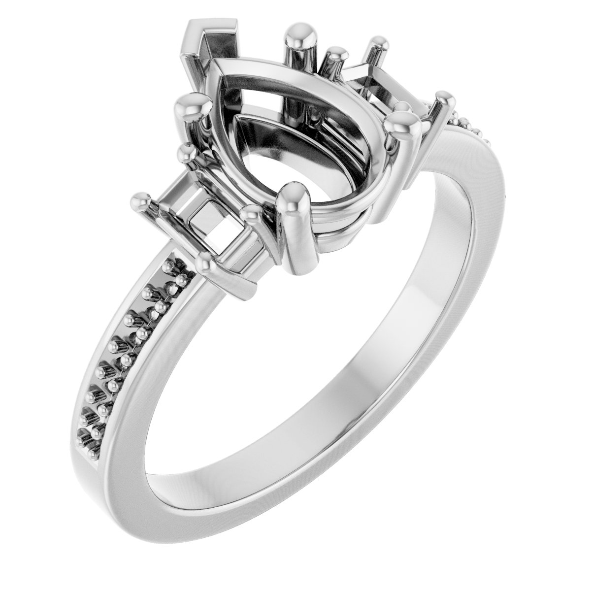 Three-Stone Engagement Ring