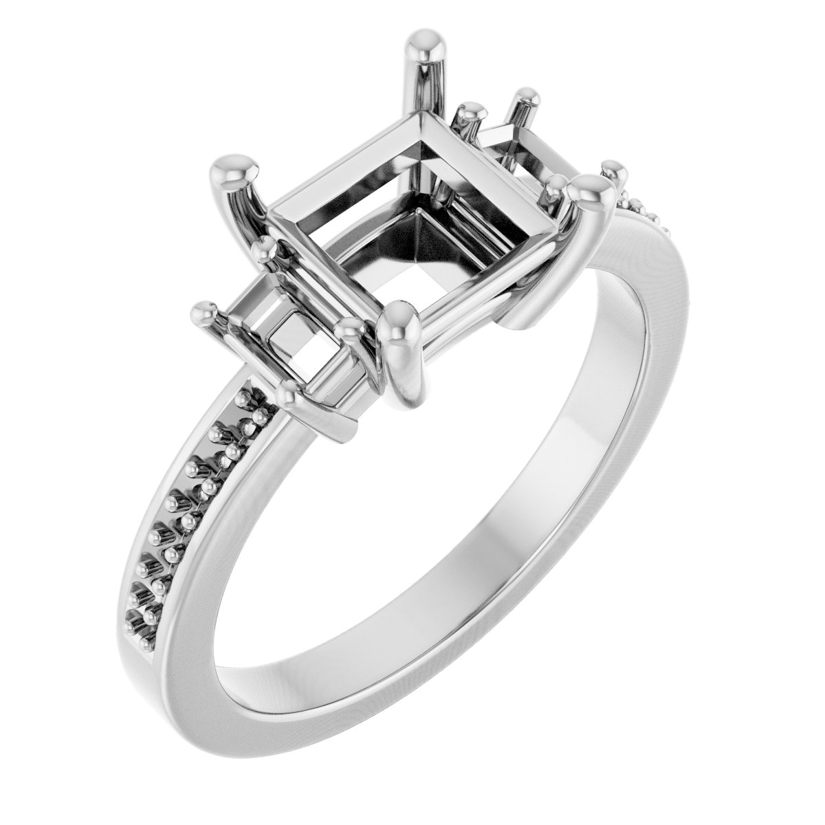 Three-Stone Engagement Ring