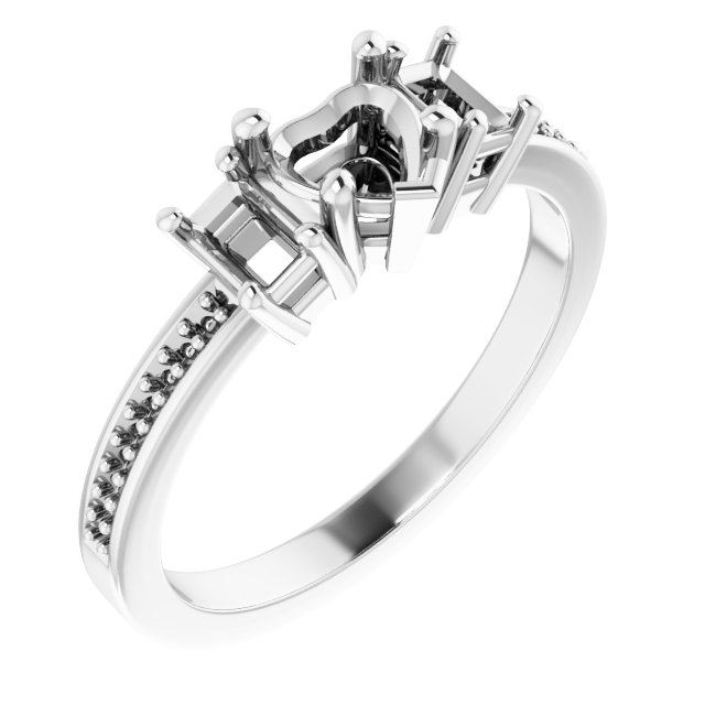 Three-Stone Engagement Ring