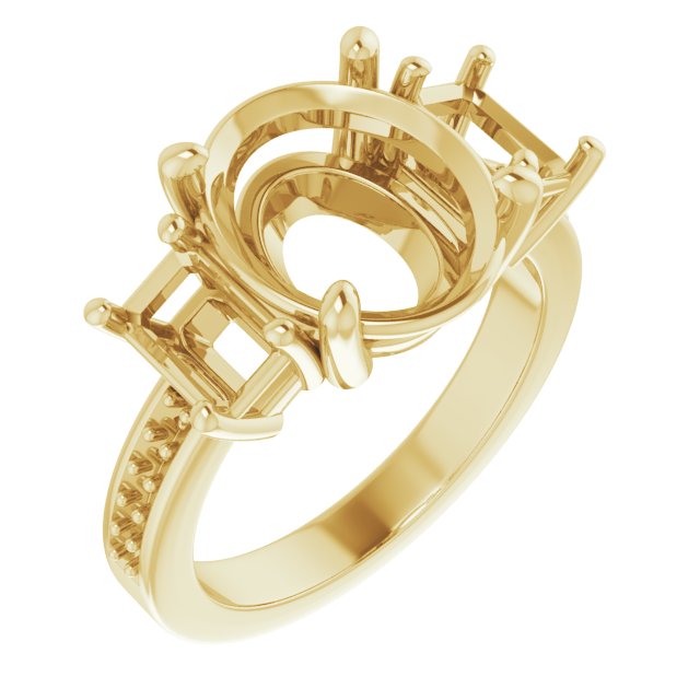 Three-Stone Engagement Ring