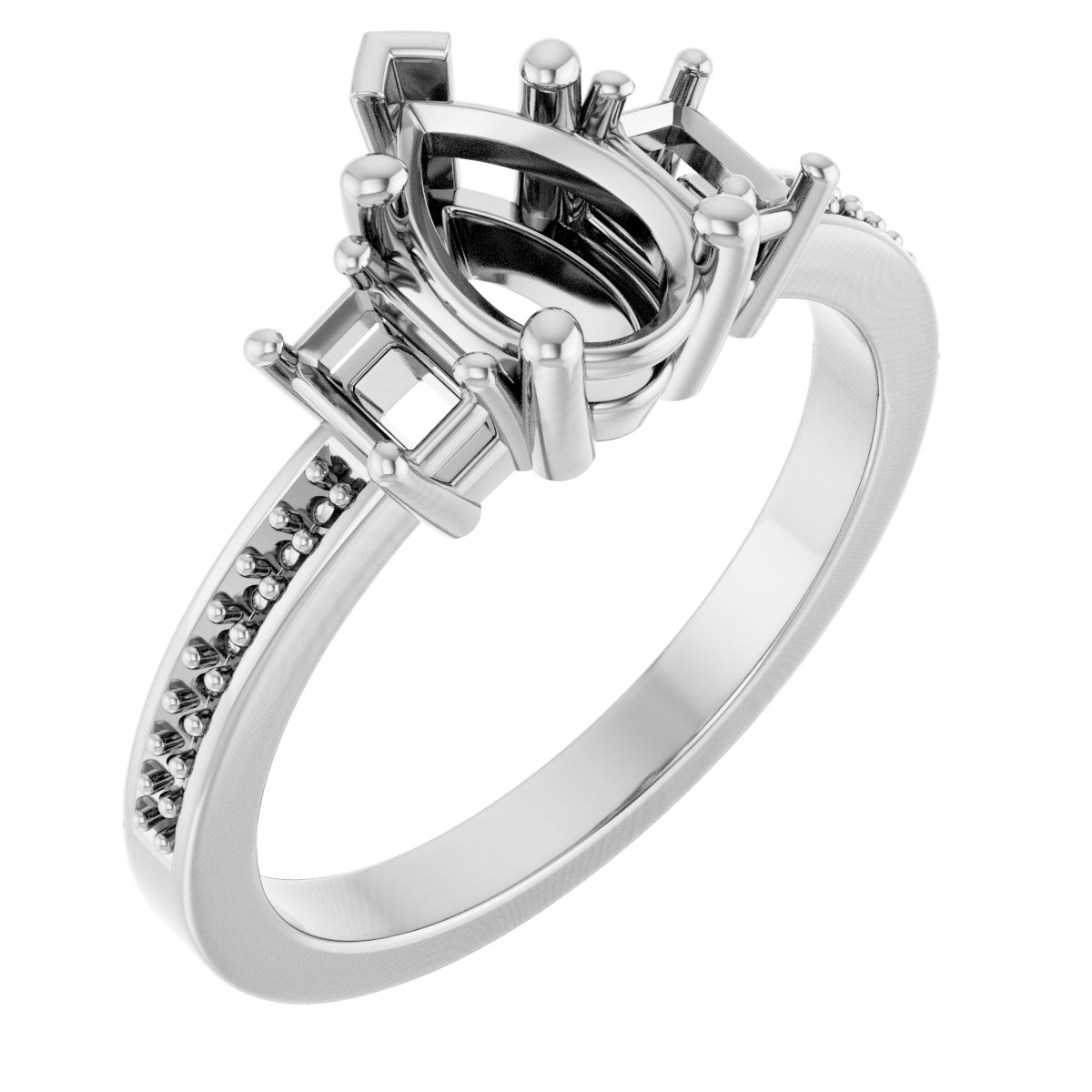 Three-Stone Engagement Ring
