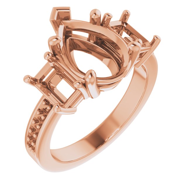 Three-Stone Engagement Ring
