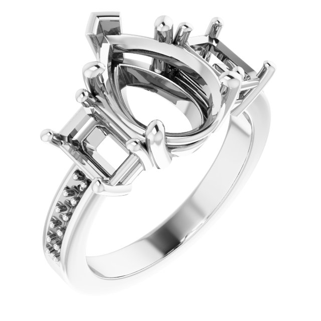 Three-Stone Engagement Ring