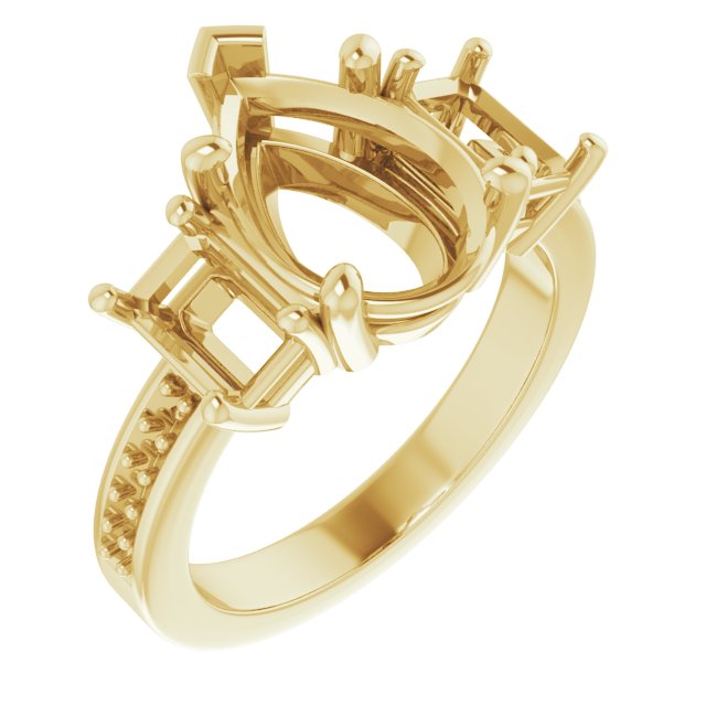 Three-Stone Engagement Ring