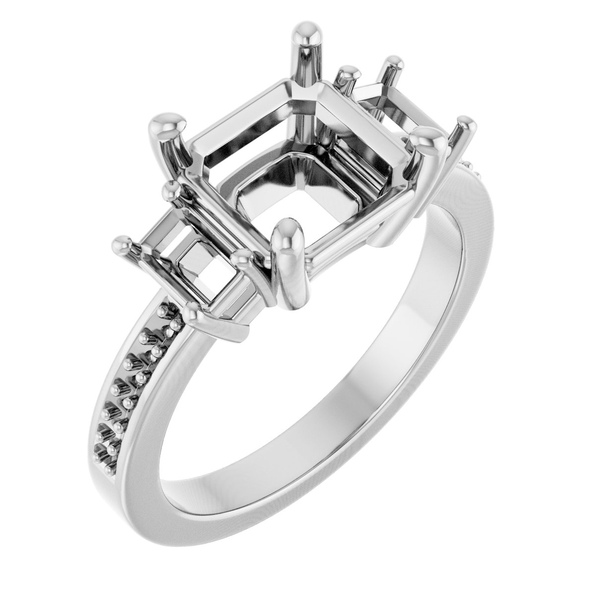 Three-Stone Engagement Ring