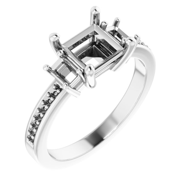 Three-Stone Engagement Ring