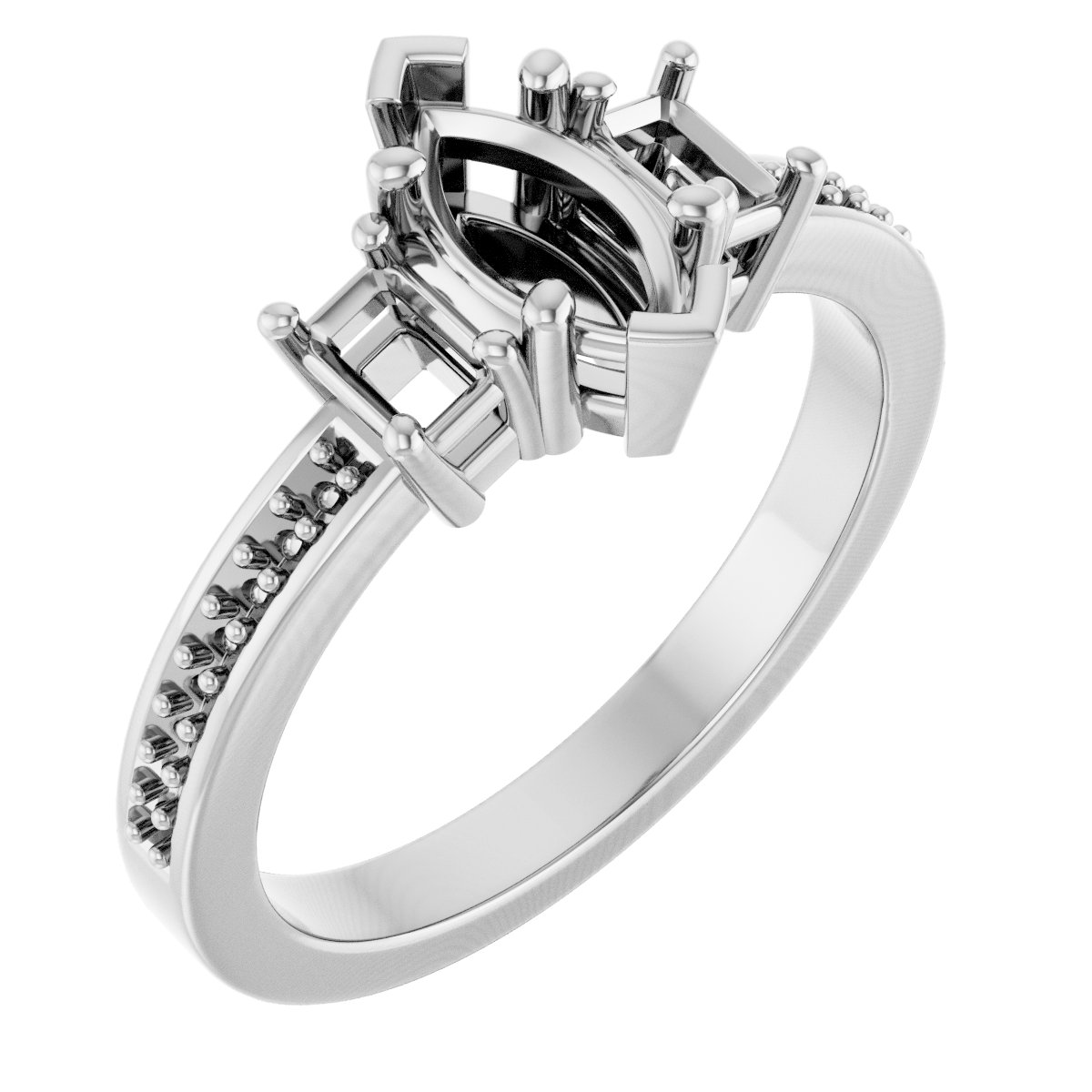 Three-Stone Engagement Ring