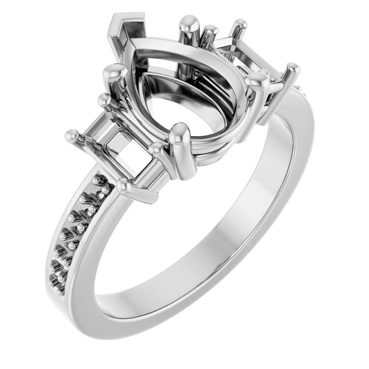 Three-Stone Engagement Ring