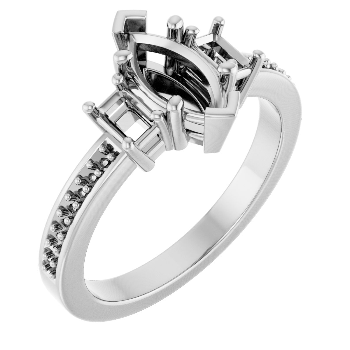 Three-Stone Engagement Ring