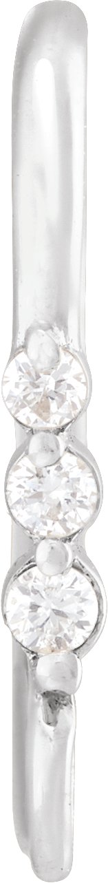 Graduated Accented Earring Top