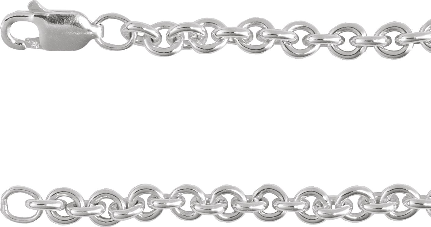 Sterling Silver 2.6mm ROLO Chain - 18