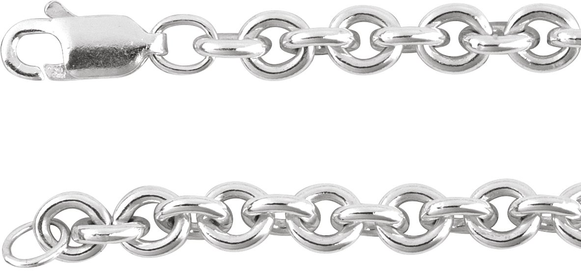 Sterling Silver 2.6mm ROLO Chain - 18