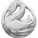 Platinum Swan Pendant