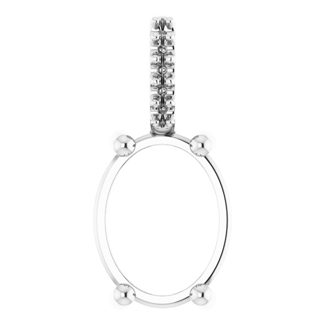 Accented Cabochon Necklace or Charm/Pendant