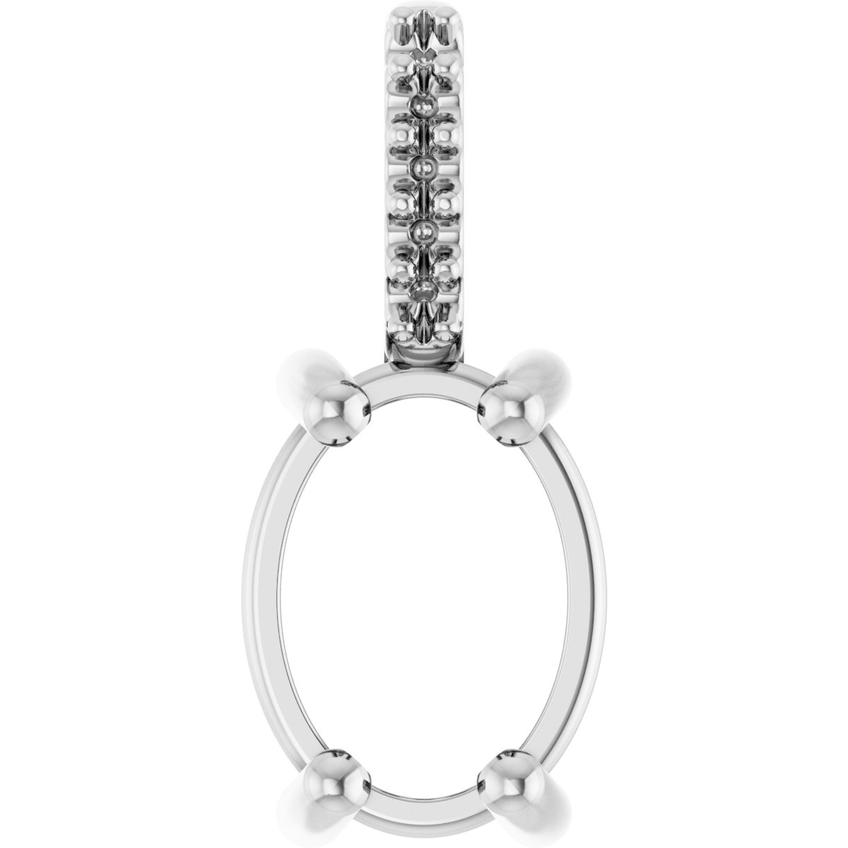 Accented Cabochon Necklace or Charm/Pendant