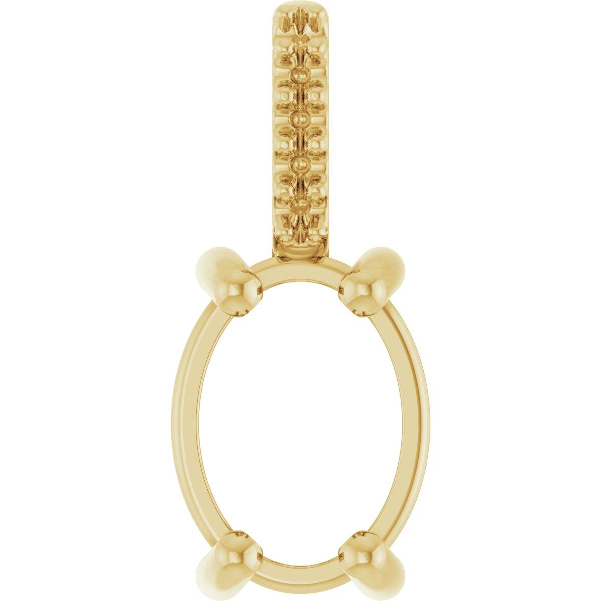 Accented Cabochon Necklace or Charm/Pendant