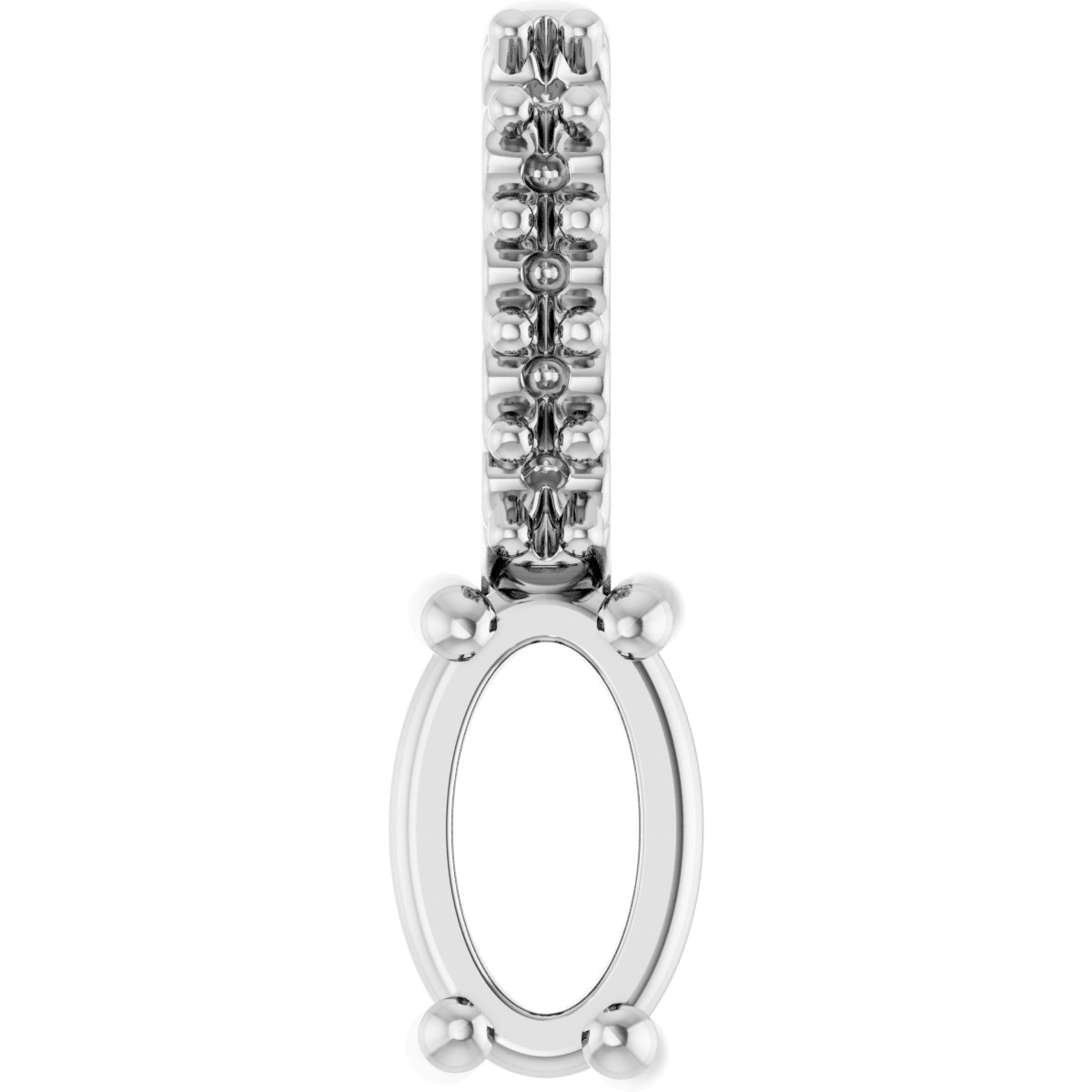 Accented Cabochon Necklace or Charm/Pendant