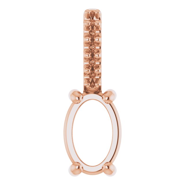 Accented Cabochon Necklace or Charm/Pendant