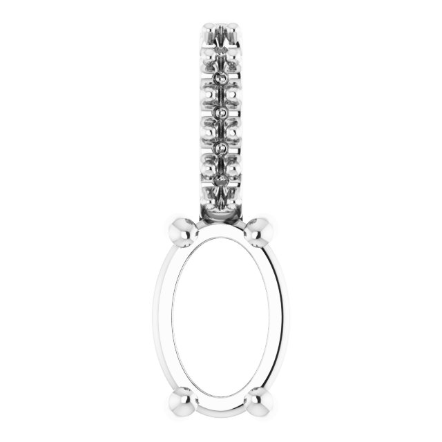 Accented Cabochon Necklace or Charm/Pendant