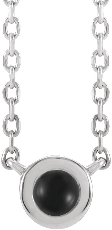 Rose-Cut Bezel-Set Necklace or Center