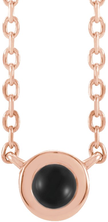 Rose-Cut Bezel-Set Necklace or Center