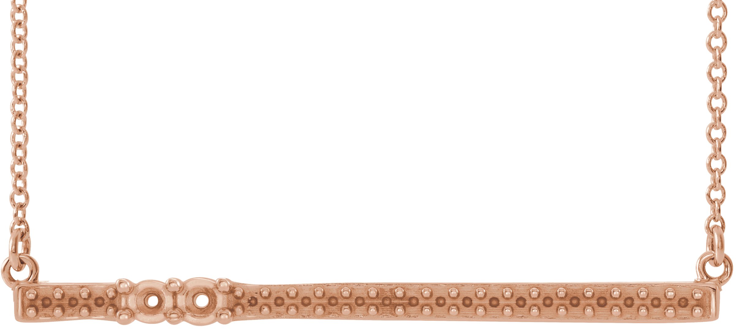 Accented Family Bar Necklace or Center