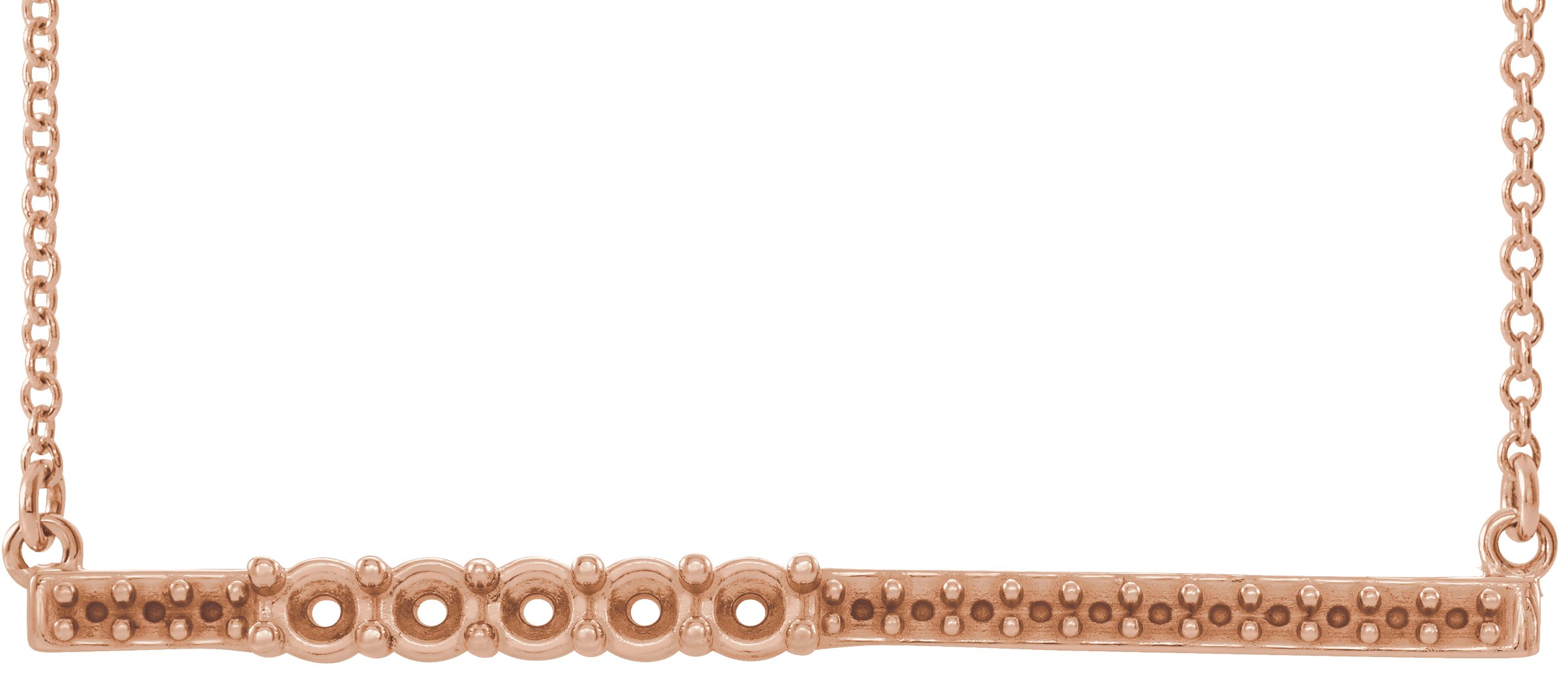 Accented Family Bar Necklace or Center