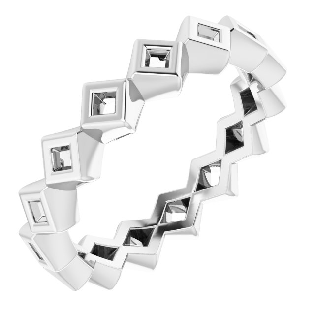 Bezel-Set Eternity Band