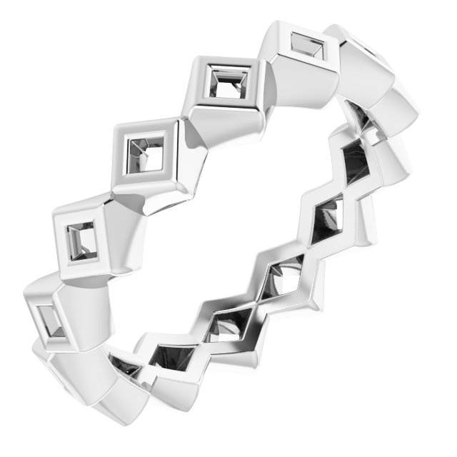 Bezel-Set Eternity Band