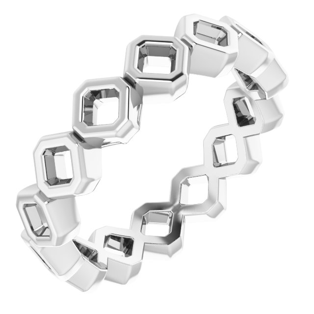 Bezel-Set Eternity Band