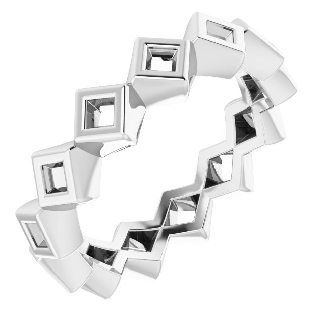 Bezel-Set Eternity Band