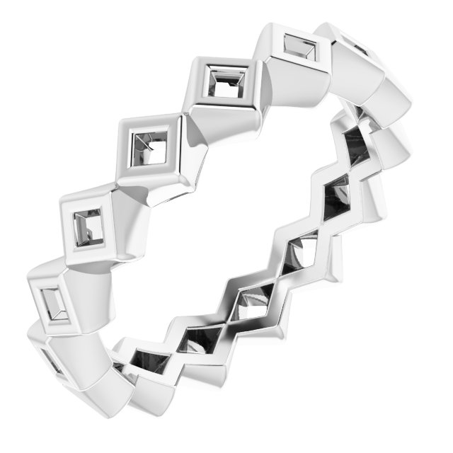 Bezel-Set Eternity Band