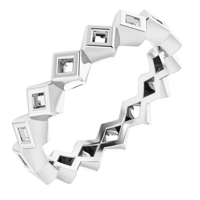Bezel-Set Eternity Band