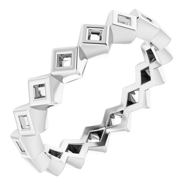 Bezel-Set Eternity Band