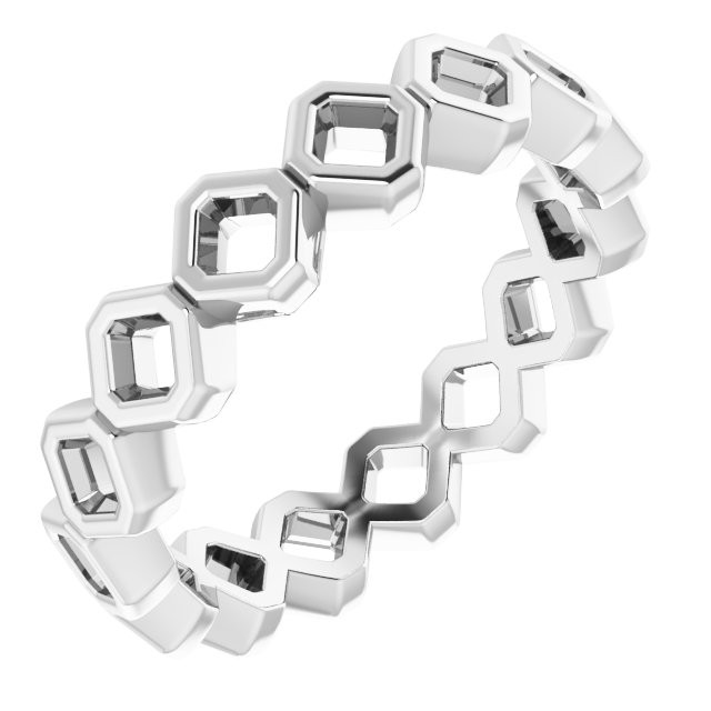 Bezel-Set Eternity Band